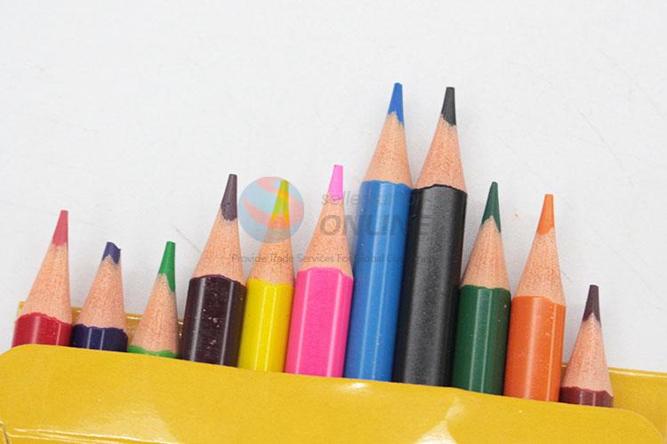 Promotional 12 Colored Wooden Drawing Pencil