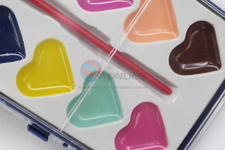 New Advertising Heart Shaped 16 Water Color Pigment Set