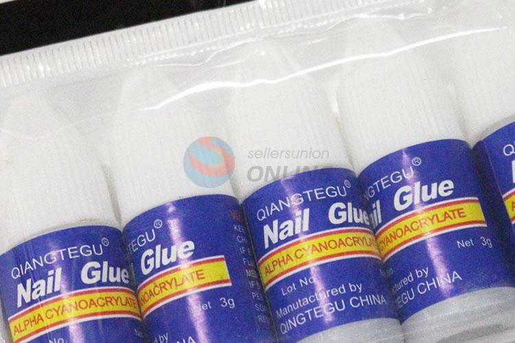 Cheap high sales fashion 5pcs nail glues