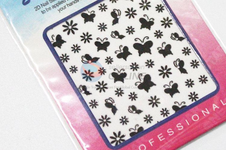 Normal best lovely butterfly&flower shape nail sticker