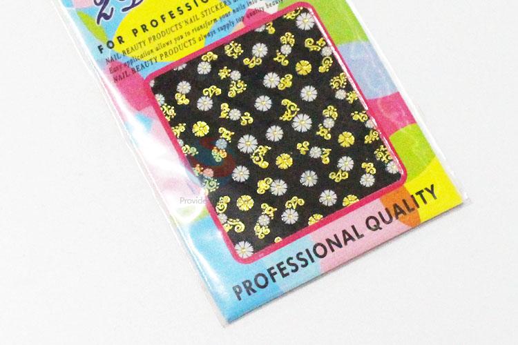 Best low price top quality flower shape nail sticker