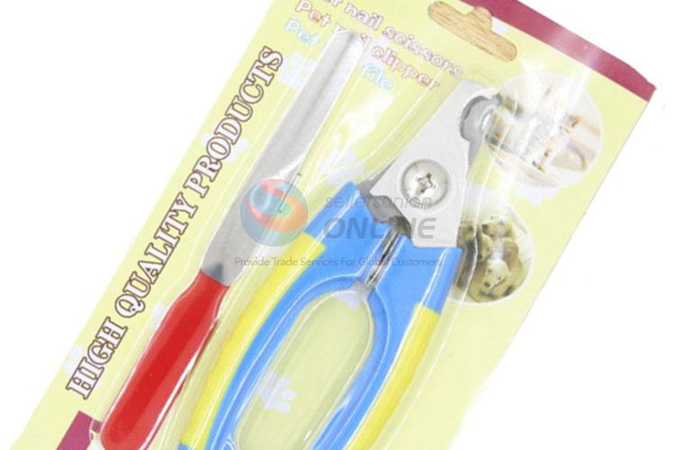 Professional Pet Grooming Set Nail Scissor Nail File