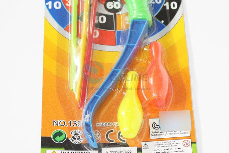 Hot Sale Plastic Toy Bow and Arrow Set with Bowling