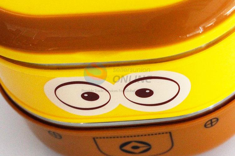 Fashion style low price cool yellow lunch box