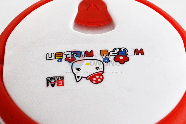 Best low price top quality red&white lunch box