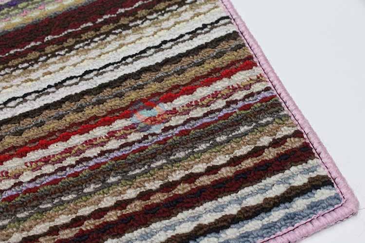 Colors Line Pattern Decorative Non-slip Front Floor Mat/Door Mat