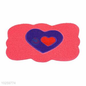 Heart Pattern Decorative Non-slip Front Floor Mat/Door Mat