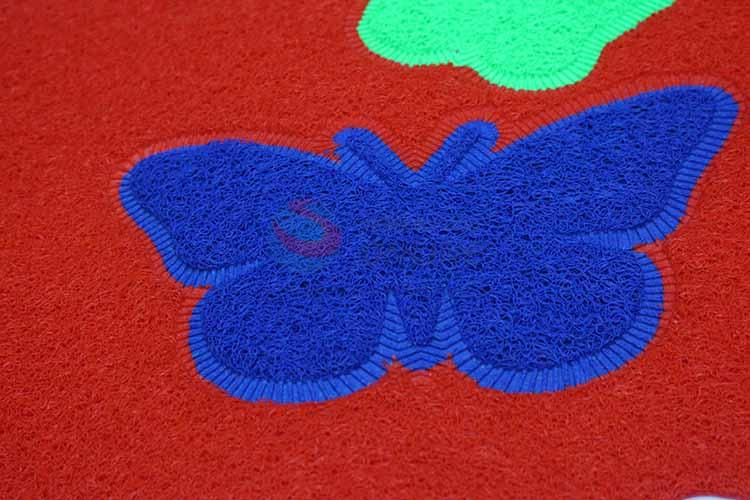 Butterfly Pattern Decorative Non-slip Front Floor Mat/Door Mat