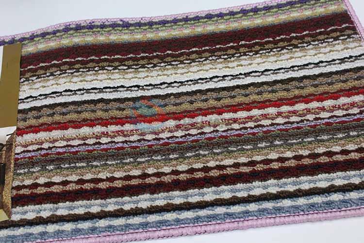 Colors Line Pattern Decorative Non-slip Front Floor Mat/Door Mat