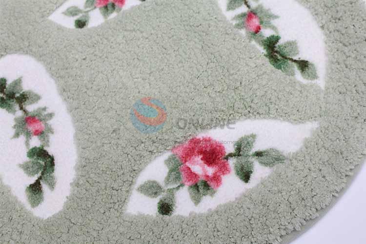 Wholesale Flower Pattern Decorative Non-slip Front Floor Mat/Door Mat