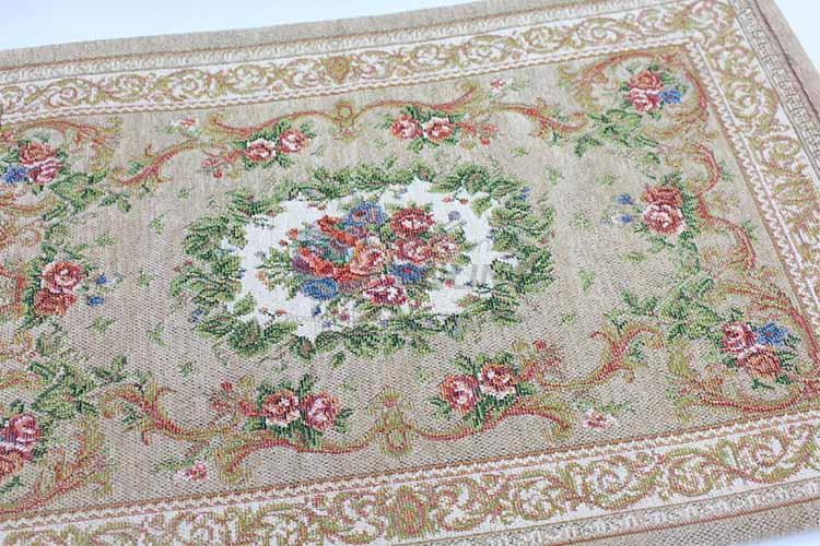 Flower Pattern Decorative Non-slip Front Floor Mat/Door Mat