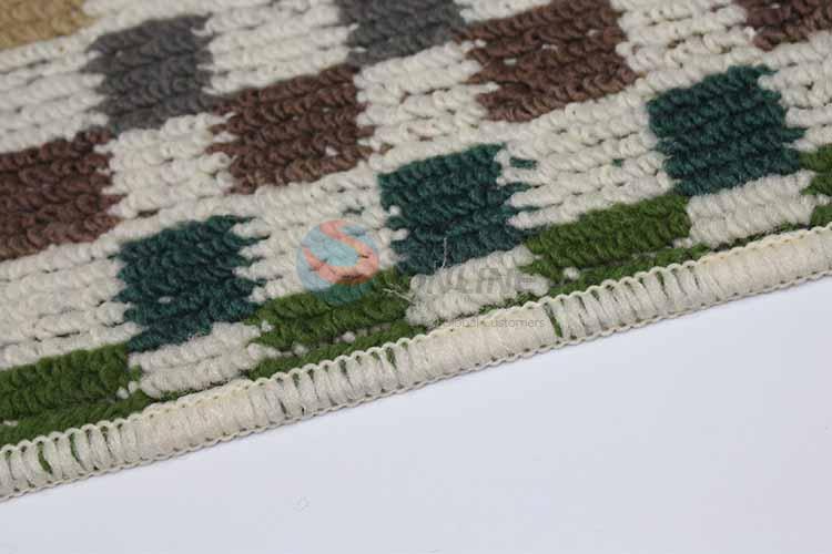 Check Pattern Decorative Non-slip Front Floor Mat/Door Mat