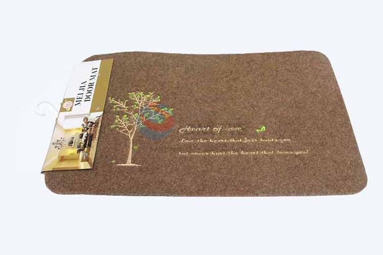 Tree Pattern Decorative Non-slip Front Floor Mat/Door Mat