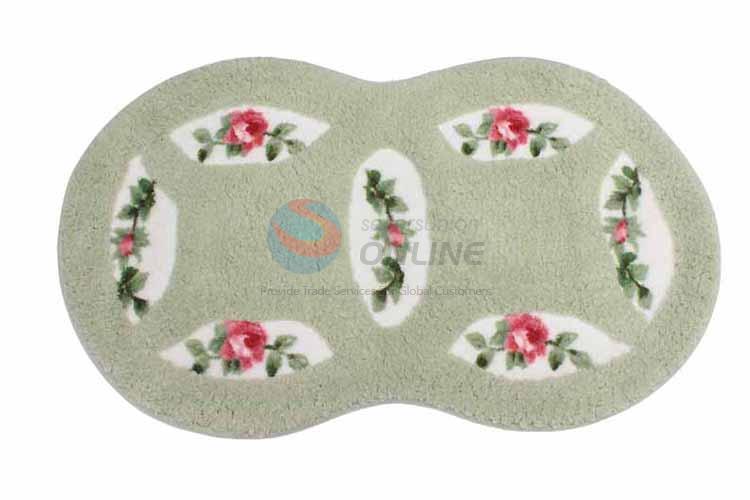 Wholesale Flower Pattern Decorative Non-slip Front Floor Mat/Door Mat