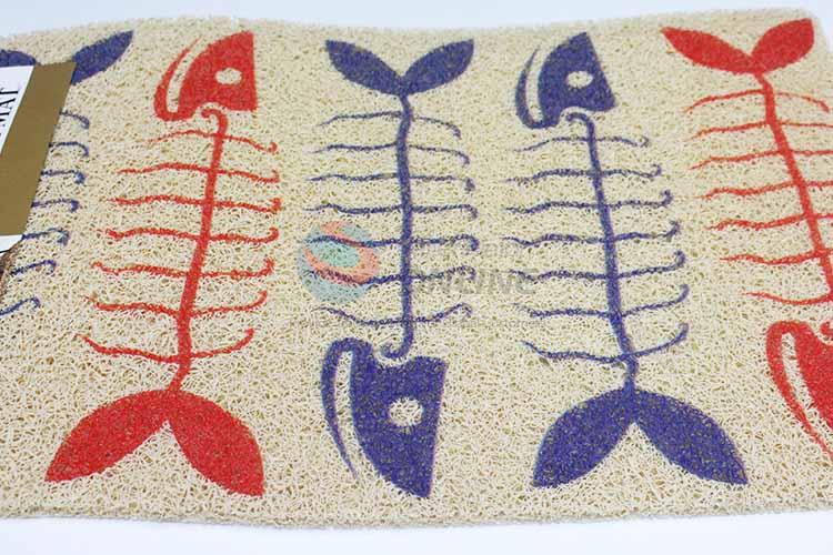 Fishbone Pattern Decorative Non-slip Front Floor Mat/Door Mat