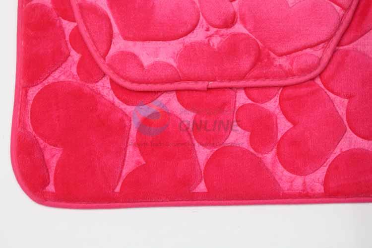 Heart Pattern Decorative Non-slip Front Floor Mat/Door Mat