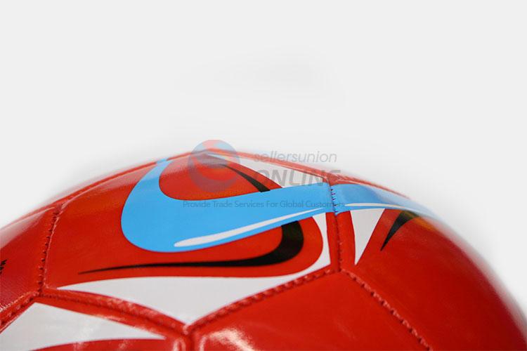 Low Price Size 5 Red Soft Football Soccer Ball