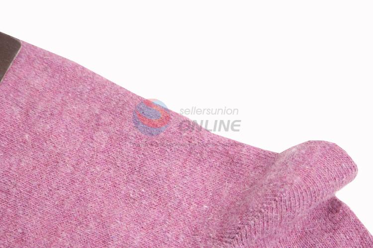 Promotional fashion winter warm women long socks