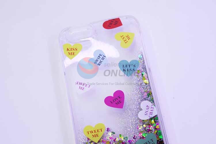 Heart Liquid Quicksand Phone Shell for iphone6/6 Plus