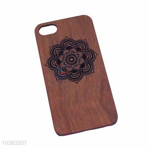 Flower Pattern Wood Mobile Phone Shell Phone Case For iphone6/6 Plus