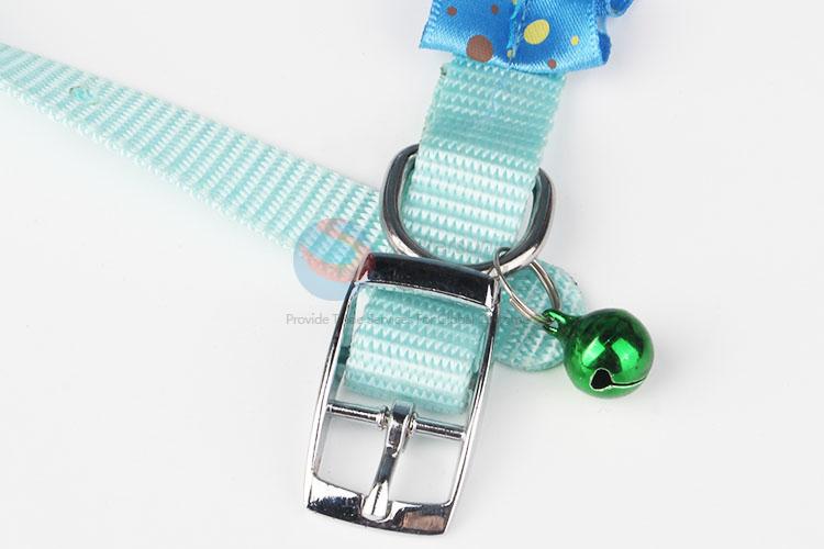 Cartoon Lovely Pet Dog Collar Nylon Flower Necklace Collar with  Bell