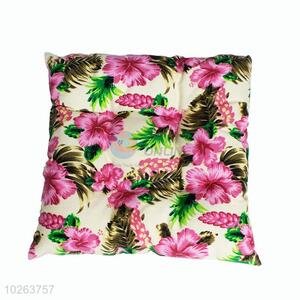 Cheap high sales fashion red flowers seat cushion