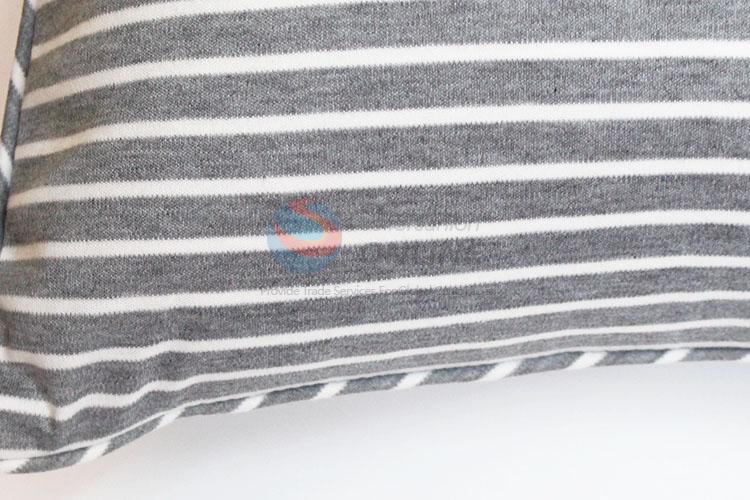 Cheap cute simple stripe pillow