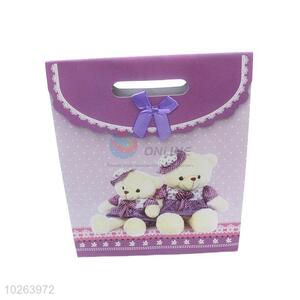 Best fashion low price purple gift bag