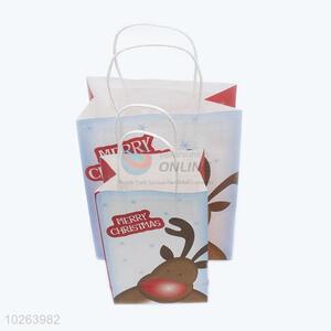 Cool cheap 2pcs kraft paper gift bags