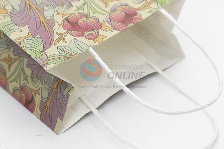 Wholesale top quality fashionable 3pcs kraft paper gift bags