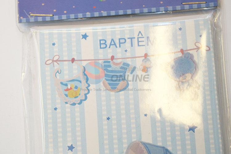 New Style Baby Bapteme Pattern Kraft Paper Greeting Card Birthday Card Gift Card