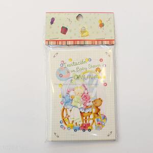 Promotional Gift Cute Pattern Paper Gift Card/Birthday Greeting Card