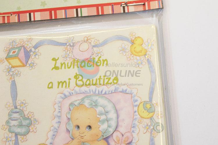 Top Quality Lovely Baby Pattern Cards Greeting Wishes Cards