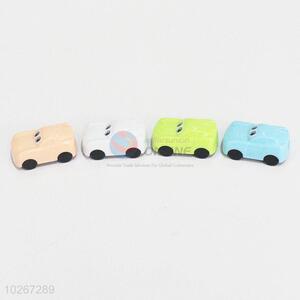 Promotional new style cool cheap car shape 4pcs pencil sharpeners