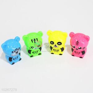 Daily use cheap bear shape 4pcs pencil sharpeners