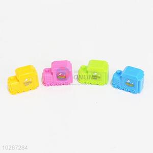 Great useful low price train shape 4pcs pencil sharpeners