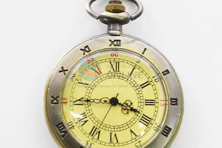 Classical Design Vintage Bronze Metal Pocket Watches