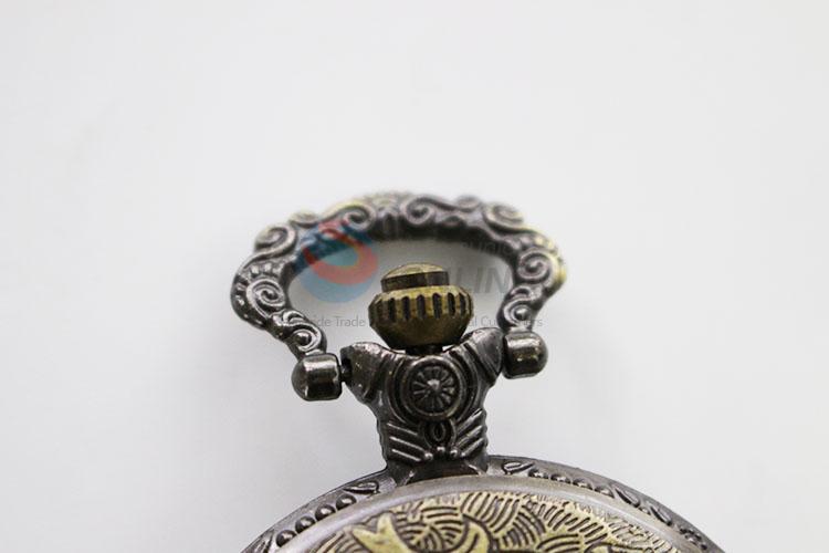 Retro Style High Quality Metal Quartz Pocket Watches