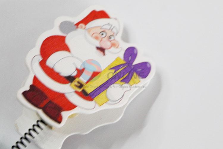 Wholesale Stationery Notes Folder Cartoon Santa Claus Shaped Photo Clip Message Clip