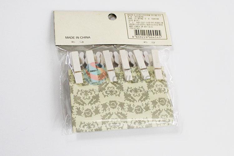 Wholesale Factory Photo Clips Tower Shaped Craft Decoration Clips Pegs