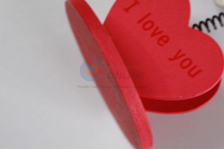 Top Quality Cartoon Baby Clothing Shaped Wooden Message Clips