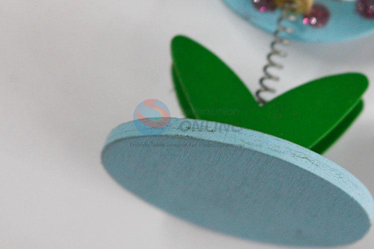 Fashion Design Cartoon Butterfly Shaped Wooden Message Clips