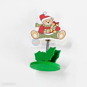 New Arrival Mini Cartoon Bear Wooden Clips for Photo Clips