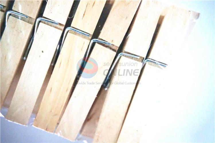 Wood clamp,Size:7.5*1cm,24pcs,opp bag