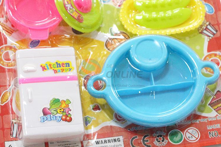 New Design Children Toy Plastic Kitchenware Cooking Set