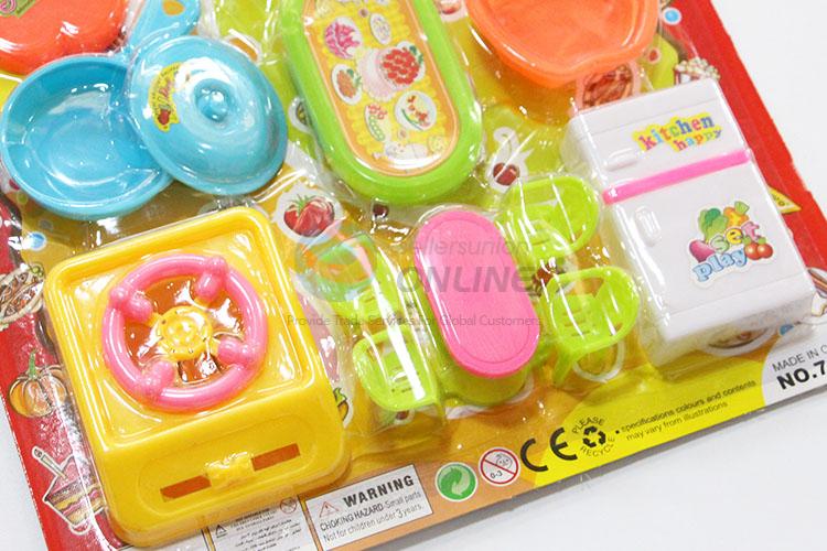 Promotional Gift Preschool Educational Plastic DIY Kitchenware Toy