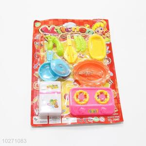 Latest Arrival Plastic Kitchen Set Plastic Kitchenware Toy