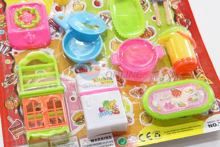 2017 Hot Preschool Educational Plastic DIY Kitchenware Toy