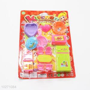 Fashion Style Children Toy Plastic Kitchenware Cooking Set