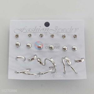 Fashion 12 Pair Ear Studs